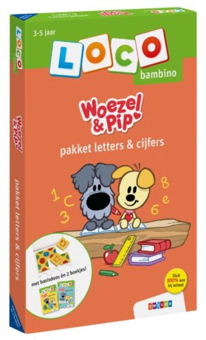 Loco bambino Woezel & Pip pakket letters & cijfers